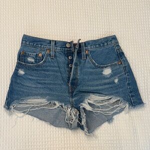 Levi's 501 Original Fit High Rise Women’s Shorts Size W27